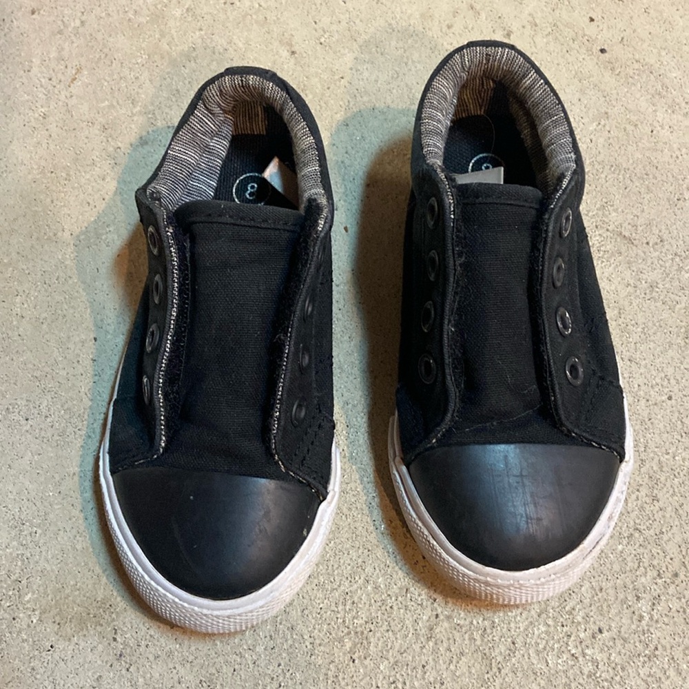 Cat & Jack | Toddler 8 Shoes | Black Velcro | No Laces